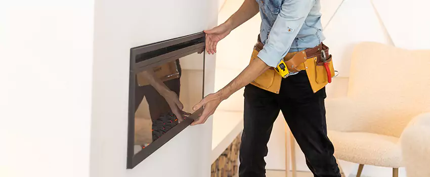 Metal Fireplace Installation in Mundelein, Illinois