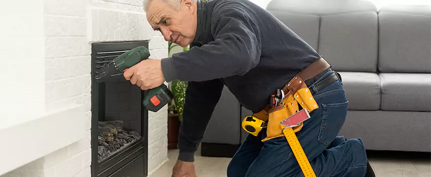 New Indoor Fireplace Installation in Mundelein, Illinois