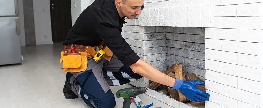 Fireplace Damaged Damper Frame Repair Services in Mundelein, Illinois