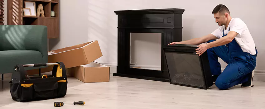 Old Rusted Metal Fireplace Repair And Replacement in Mundelein, IL