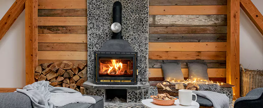 Thelin Hearth Products Direct Vent Gas Stove Fireplace Inspection in Mundelein, Illinois